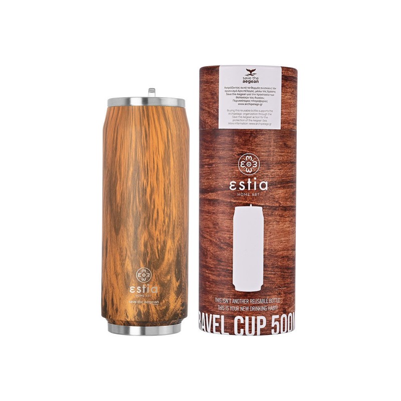 Estia 01-16753 Θερμός Travel Cup Save the Aegean SEKOYA 500ml 